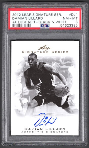 2012 Leaf Signature Series Damian Lillard Rookie Auto