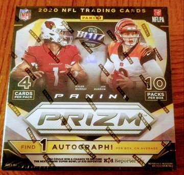 2020 Panini Prizm Football Walmart Mega Box 40 Cards