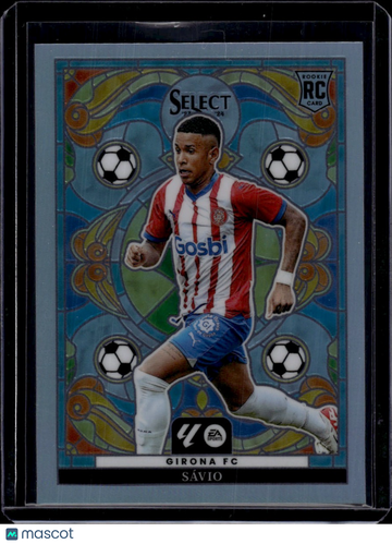 2024 Panini Select Prizm Sávio #18 Stained Glass RC