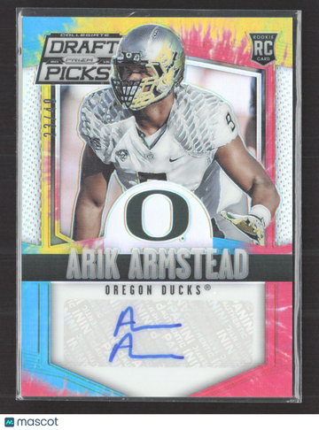 2015 Panini Prizm Collegiate Draft Picks Arik Armstead #154 Tie Dye /49 RC