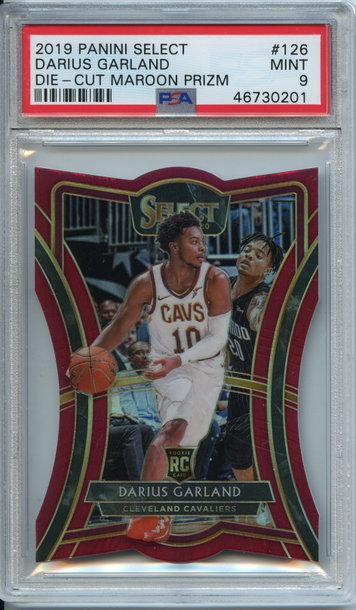 Darius Garland Die-Cut Maroon Prizm /175 PSA 9 NEP