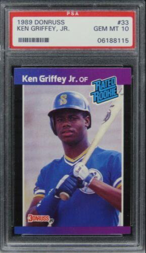 1989 Donruss Ken Griffey Jr. HOF ROOKIE RC #33 PSA 10