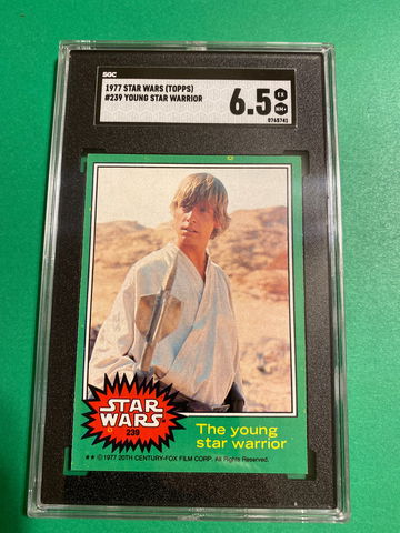 1977 Topps Star Wars # 239 Luke Skywalker 