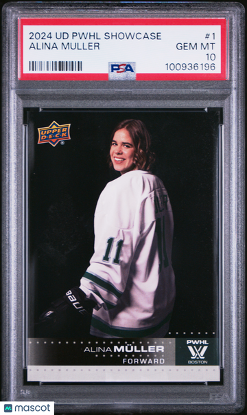 2024 Upper Deck Pwhl Showcase Alina Muller #1 PSA 10