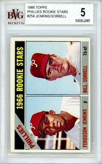 1966 TOPPS ROOKIE STARS FERGUSON JENKINS BVG 5