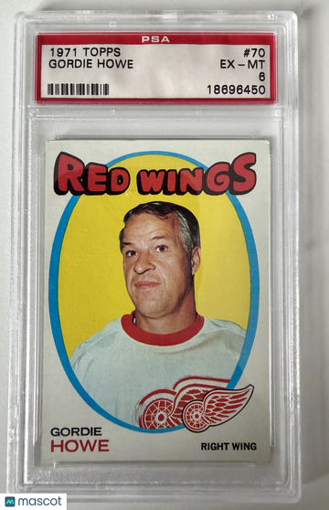 1971 Topps Gordie Howe #70 PSA 6