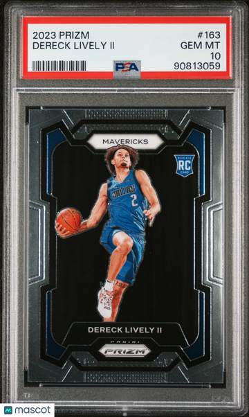 2023 Panini Prizm Dereck Lively II #163 PSA 10