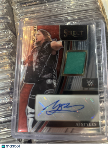 2022 Select AJ Styles #199 Relic Short Print Panini Authentic