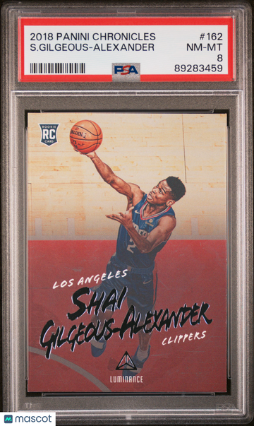 2018 Panini Chronicles S. Gilgeous-Alexander #162 PSA 8