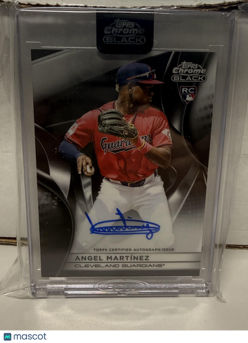 2025 Topps Chrome Black Angel Martínez #CBA-AMA Autographs SN AU