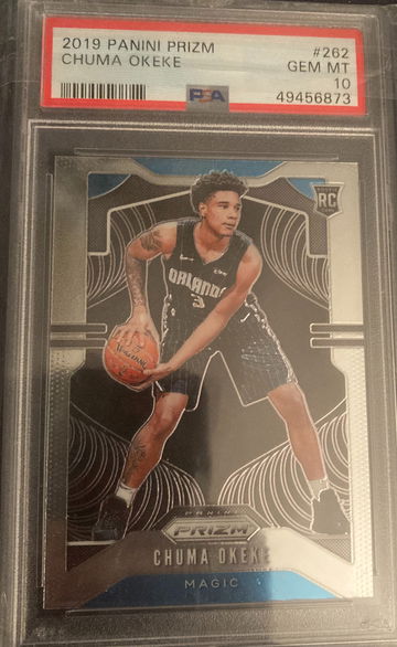 2019 Panini Prizm Chuma Okeke PSA 10