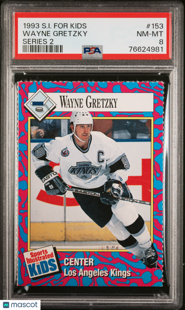 1993 S.I. For Kids Series 2 Wayne Gretzky #153 PSA 8