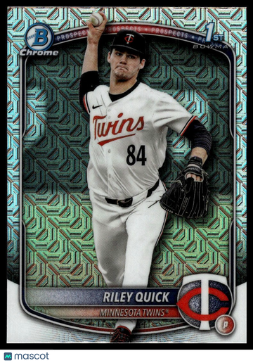 2025 Bowman Draft Riley Quick #BDC-23 Chrome Mojo Refractor