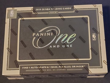 2019-2020 PANINI ONE AND ONE BASKETBALL HOBBY BOX