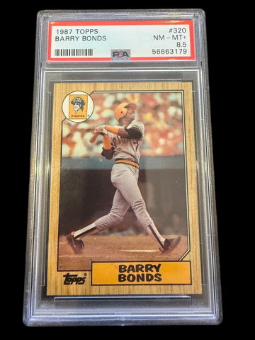 1987 Topps | Barry Bonds | #320 | PSA 8.5