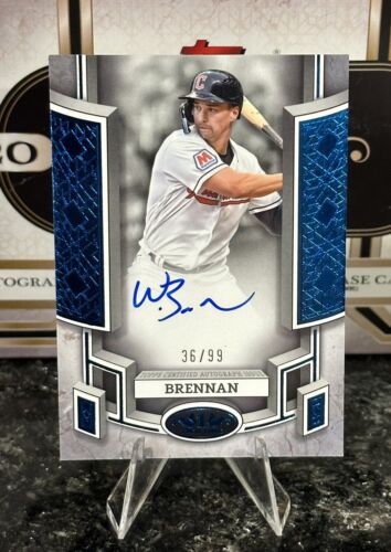2024 Topps Tier One WILL BRENNAN Break Out BLUE FOIL AUTO  #/99