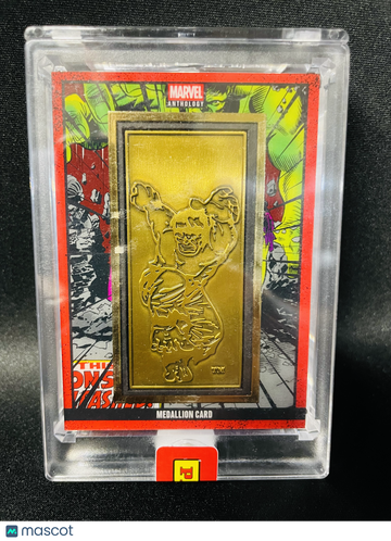 2025 Panini Marvel Anthology Medallion The Incredible Hulk Medallion Card #105