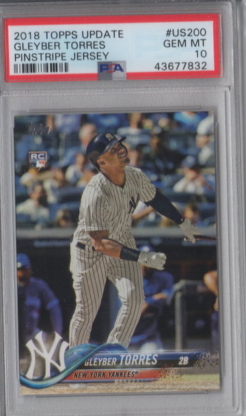 2018 Topps Update Gleyber Torres PSA 10