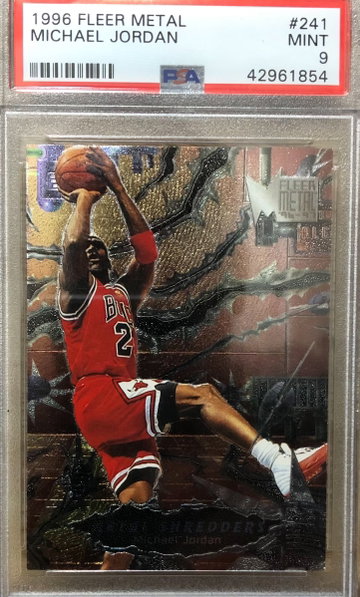 Michael Jordan 1996 Fleer Metal #241 PSA 9 Mint!