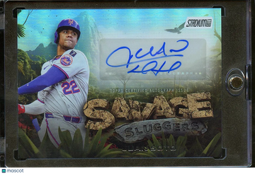 Juan Soto 2025 Topps Stadium Club Savage Sluggers Auto New York Mets