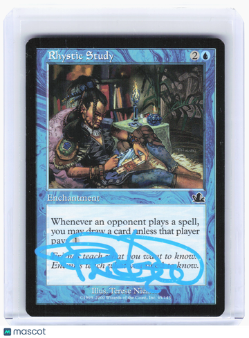 Prophecy Rhystic Study Nonfoil Common (Signed) #45