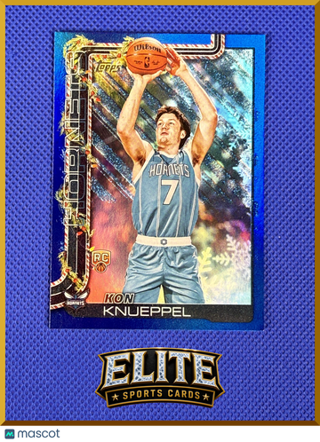 2025 Topps Holiday Kon Knueppel #H164 Blue RC