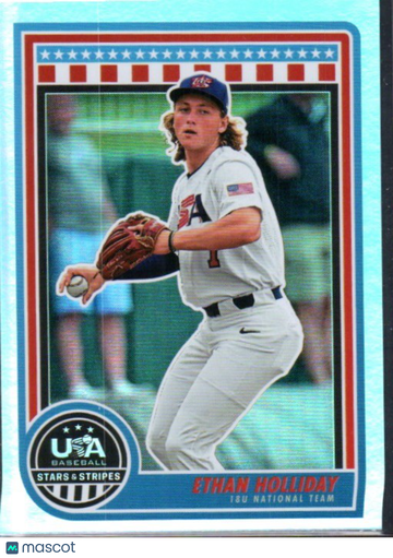 2025 Panini Stars and Stripes USA Baseball Ethan Holliday #14