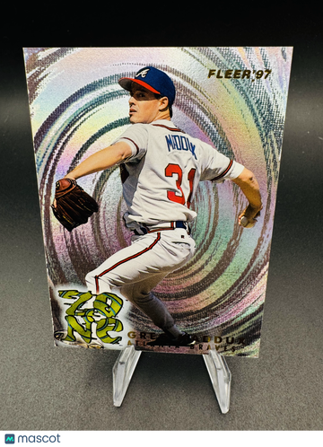 1997 Fleer Zone Greg Maddux #10 of 20 Holographic