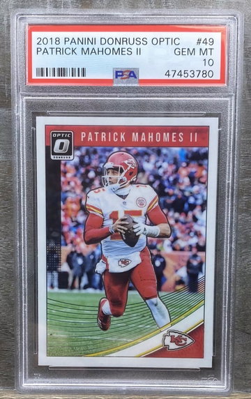 Patrick Mahomes 2018 Optic Base 