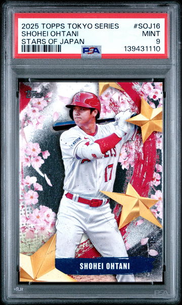 2025 Topps Series 1 Shohei Ohtani #SOJ-16 PSA 9