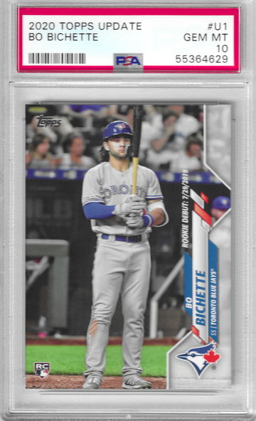 2020 Topps Update Bo Bichette PSA 10