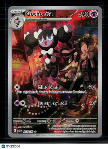 2023 Paldea Evolved Gothorita Holo Secret Rare #213/193