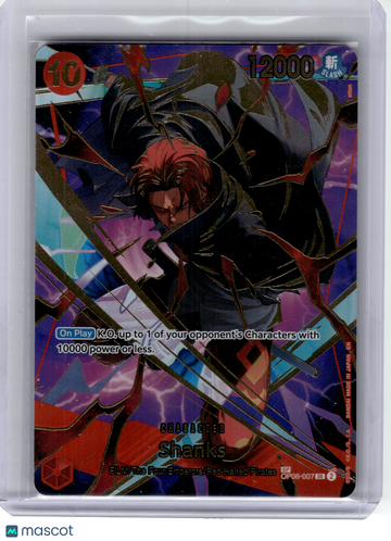 The Best Vol. 2 (Premium) Shanks (SP) Foil Super Rare #OP06-007
