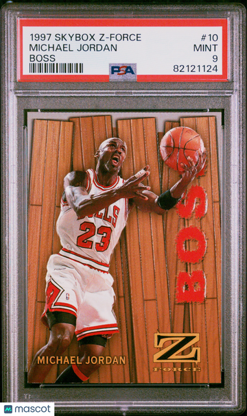 1997 Skybox Z-Force Boss Michael Jordan PSA 9