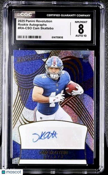 2025 Panini Cam Skattebo #RA-CSO [Base] Rookie Insert 8 Panini Authentic