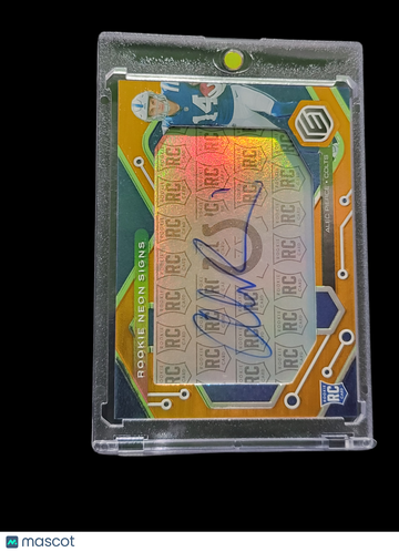 2022 Panini Elements Rookie Neon Signs Alec Pierce #RNS-AP /125 RC