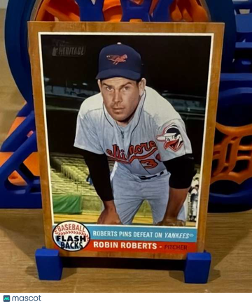 2011 Topps Heritage - Baseball Flashbacks Robin Roberts #BF-4