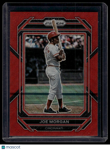 2023 Panini Prizm Joe Morgan #263 Ruby Wave Prizms