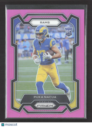 2023 Panini Prizm Puka Nacua #357 Pink RC