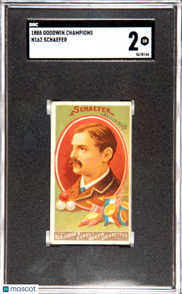 1888 Goodwin Champions (N162) Schaefer SGC 2