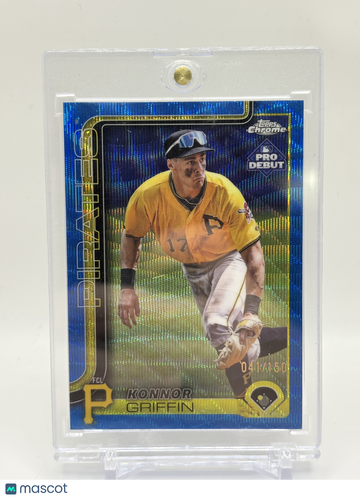 2024 Topps Chrome Pro Debut Konnor Griffin #PDC-32 Blue RayWave 041/1150
