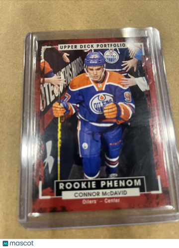 2015-16 Upper Deck Portfolio Connor McDavid #250 [Base] Rookie Base Set