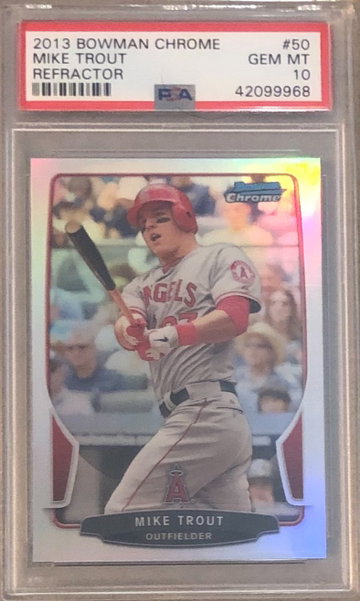 2013 Bowman Chrome Trout Refractor