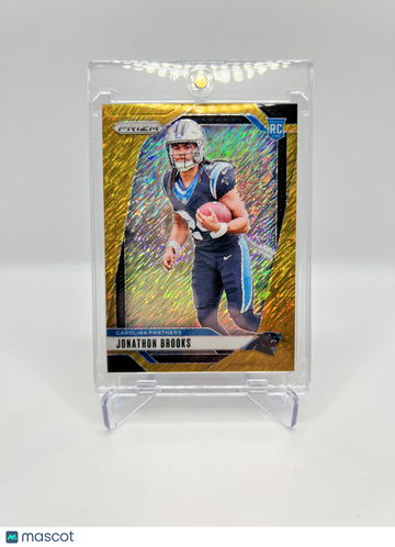2024 PRIZM JONATHON BROOKS GOLD SHIMMER /10 RC ROOKIE