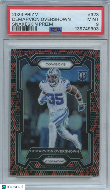 2023 Panini Prizm DeMarvion Overshown #323 Prizm Rookie PSA 9