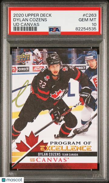 2020 Upper Deck UD Canvas Dylan Cozens #C263 UD Canvas PSA 10