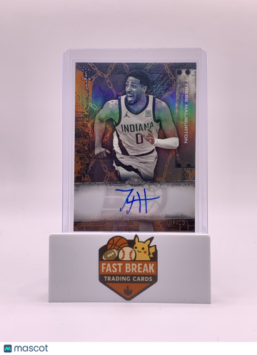 2026 Topps Chrome Cactus Jack Tyrese Haliburton #BV-TA Orange Refractor /25