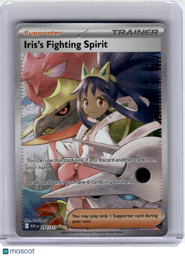 ME: Ascended Heroes Iris's Fighting Spirit Holo Special Illustration Rare #292/217