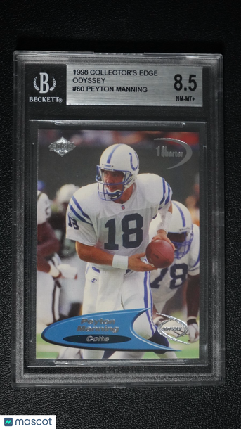 1998 Collector's Edge Odyssey Peyton Manning #60 [Base] BGS 8.5
