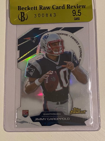 2014 Finest die cut refractor Jimmy Garoppolo